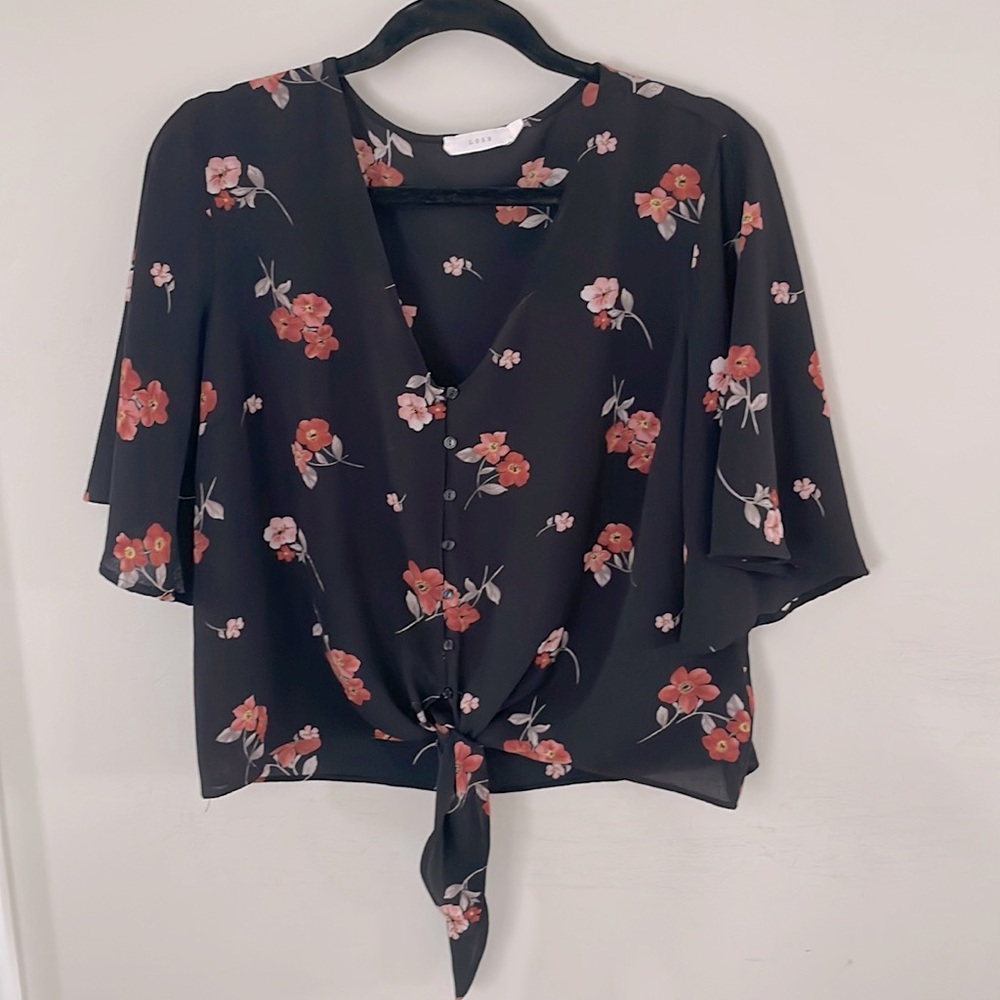 Lush Floral blouse
